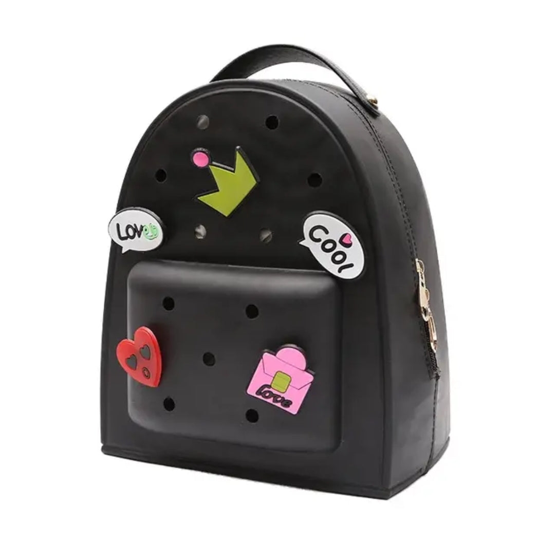 Black Backpack Domborsa