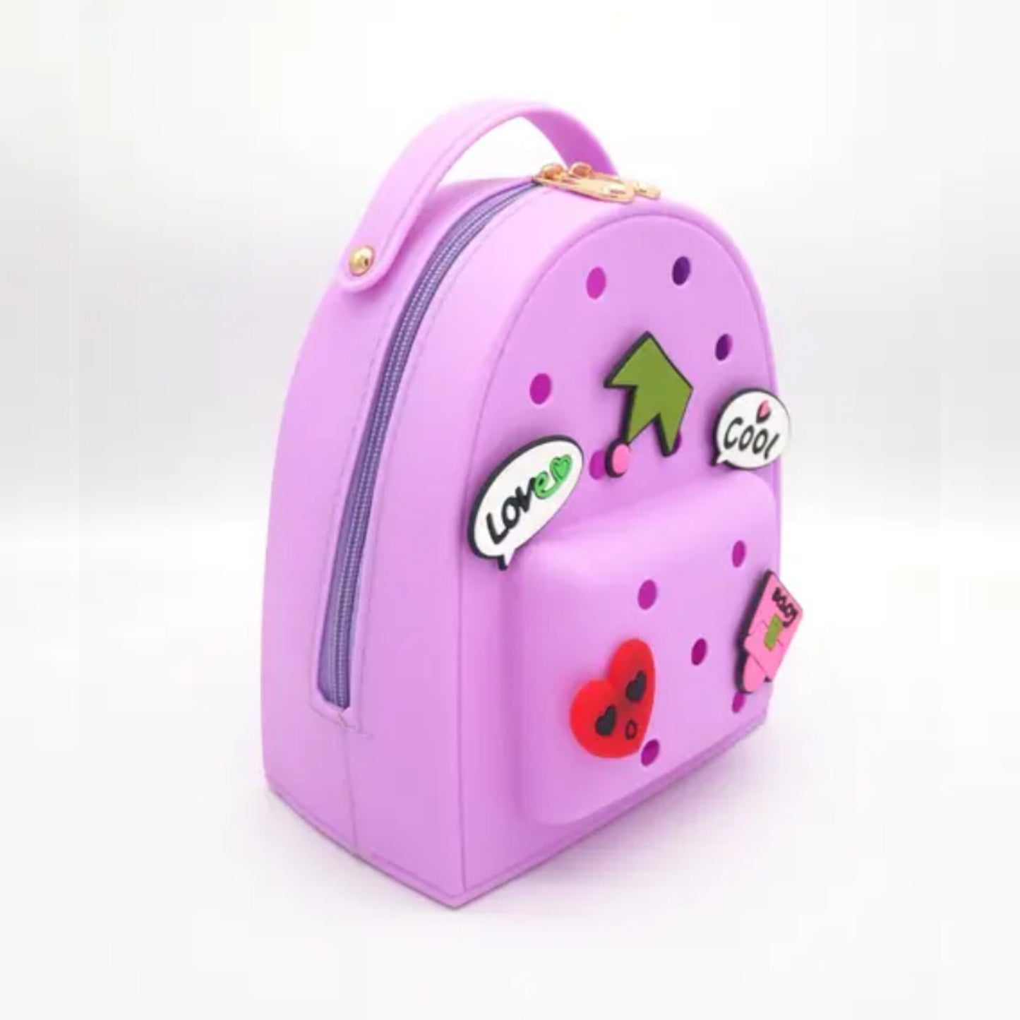 Purple Backpack Domborsa